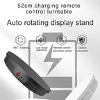 52cm Remote Control Electric Rotating Turntable Display Stand Video Shooting Props Turntable, Charging Power, 52cm, Charging Power,US Plug, 52cm, Charging Power,EU Plug, 52cm, Charging Power,AU Plug, 52cm, Charging Power,UK Plug                        ...