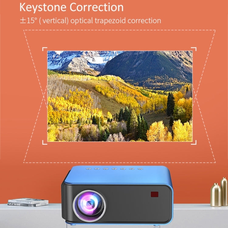 T4 Same Screen Version 1024x600 1200 Lumens Portable Home Theater LCD Projector, US Plug, EU Plus, UK Plus, AU Plug