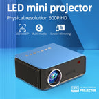 T4 Regular Version 1024x600 1200 Lumens Portable Home Theater LCD Projector, US Plug, EU Plug, UK Plug, AU Plug