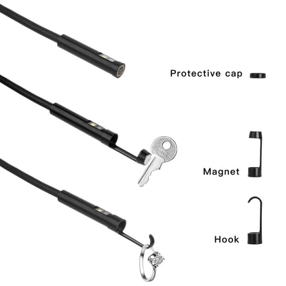 F300 8mm IP68 Watweproof HD Dual Cameras Digital Endoscope, 2m Hard Cable, 5m Hard Cable, 10m Hard Cable