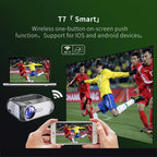 T7 1920x1080P 200 ANSI Portable Home Theater LED HD Digital Projector,, Basic Version,US Plug, Same Screen Version,US Plug