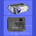 T7 1920x1080P 200 ANSI Portable Home Theater LED HD Digital Projector,, Basic Version,US Plug, Same Screen Version,US Plug