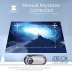 T7 1920x1080P 200 ANSI Portable Home Theater LED HD Digital Projector, Basic Version,, Basic Version, UK Plug, Basic Version, AU Plug