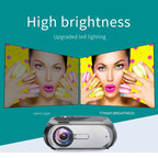 T7 1920x1080P 200 ANSI Portable Home Theater LED HD Digital Projector, Basic Version,, Basic Version, UK Plug, Basic Version, AU Plug