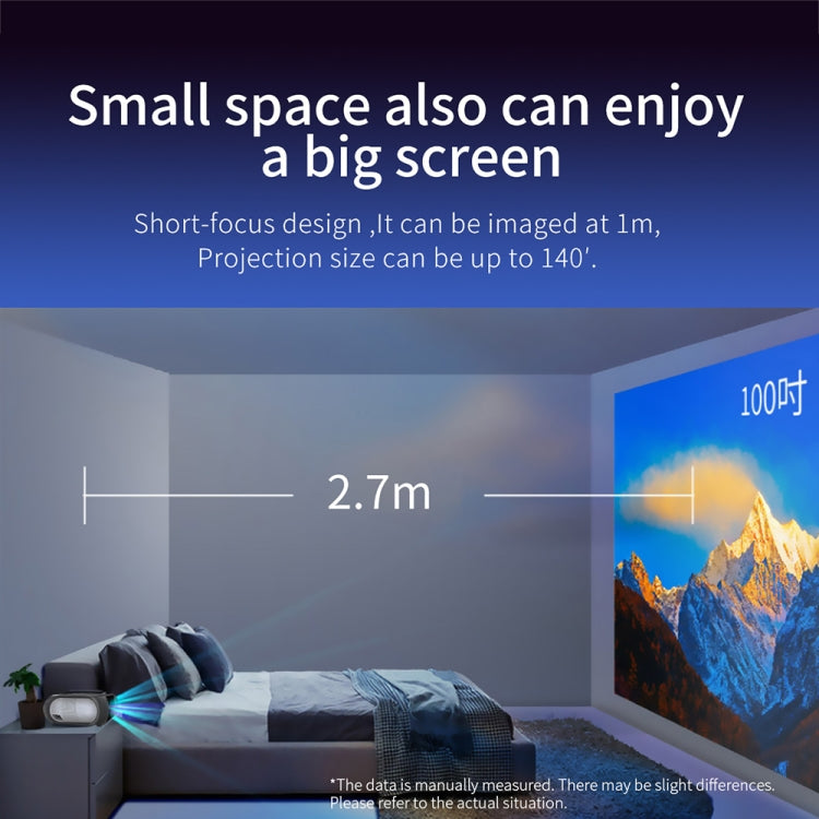 T7 1920x1080P 200 ANSI Portable Home Theater LED HD Digital Projector, Basic Version,, Basic Version, UK Plug, Basic Version, AU Plug
