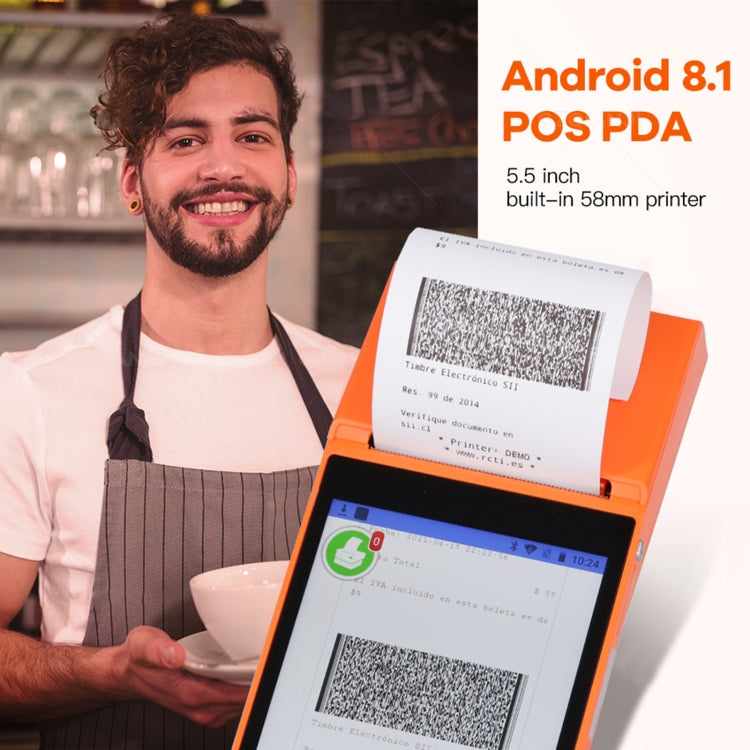 SGT-SP01 5.5 inch HD Screen Handheld POS Receipt Printer, Suit Version,, EU Plug, US Plug, UK Plug, AU Plug