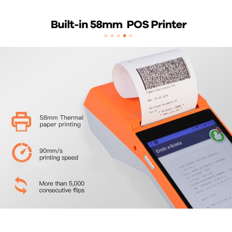 SGT-SP01 5.5 inch HD Screen Handheld POS Receipt Printer, Suit Version,, EU Plug, US Plug, UK Plug, AU Plug