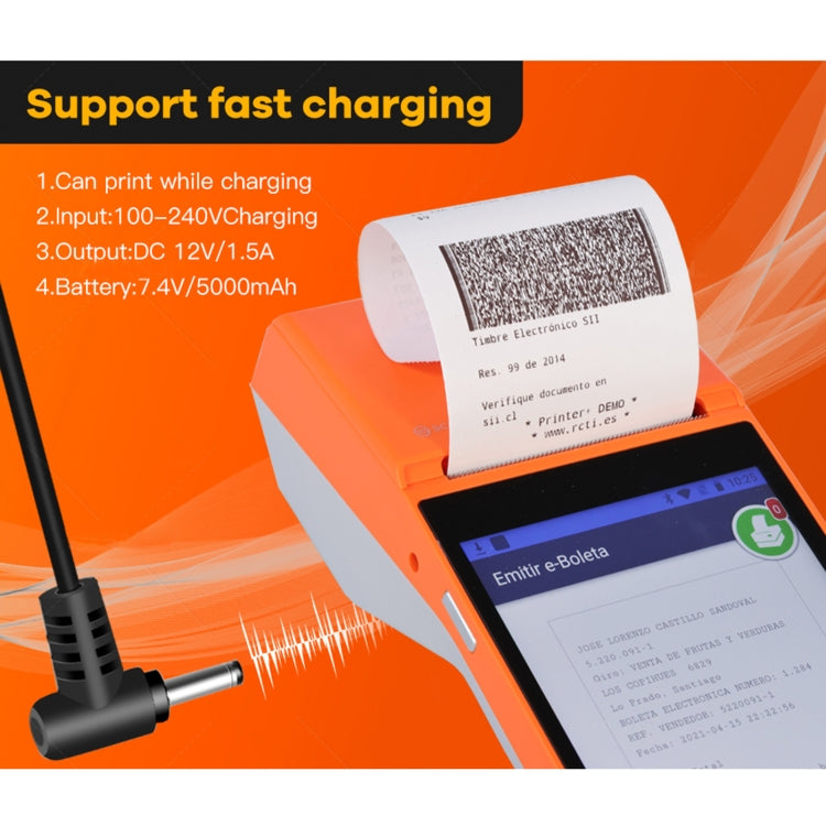 SGT-SP01 5.5 inch HD Screen Handheld POS Receipt Printer, Suit Version,, EU Plug, US Plug, UK Plug, AU Plug