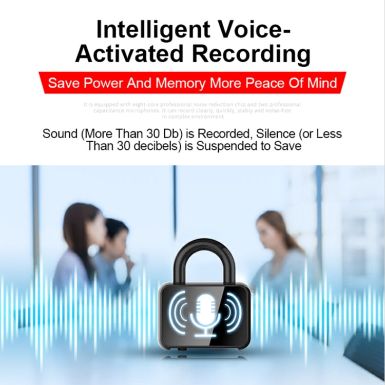 Q11 Intelligent HD Noise Reduction Lock Voice Recorder, 4GB, 8GB, 16GB, 32GB