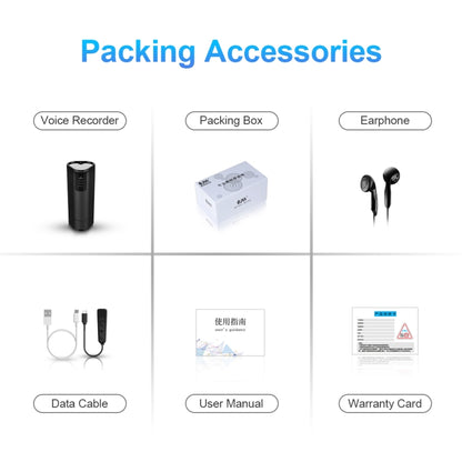 Q51 Intelligent HD Noise Reduction Remote Voice Control Recorder, 4GB, 8GB, 16GB