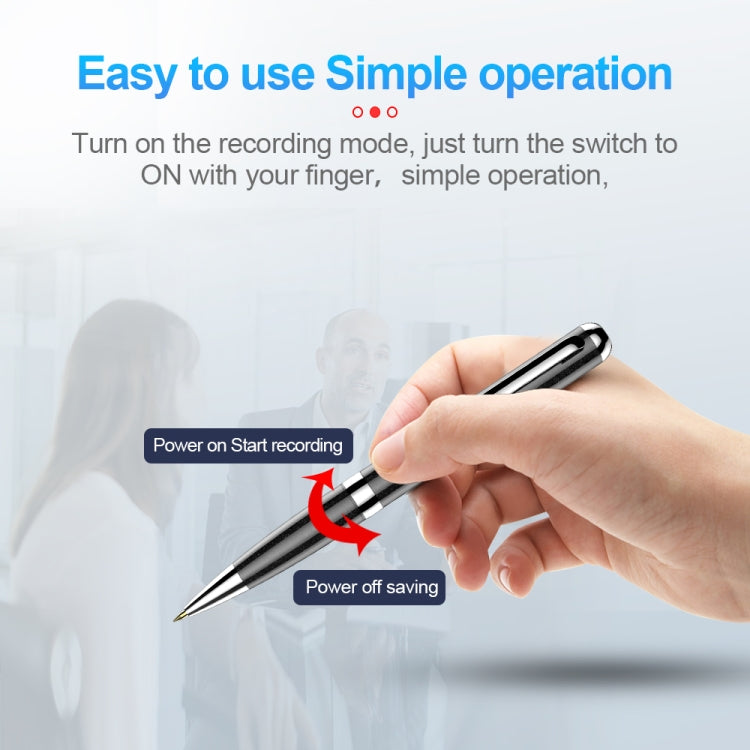 Q96 Intelligent HD Digital Noise Reduction Recording Pen, 4GB, 8GB, 16GB, 32GB, 64GB, 128GB