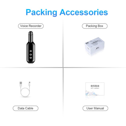 D3 AI Smart High-definition Noise Reduction Voice Recorder, 4GB, 8GB, 16GB, 32GB, 64GB, 128GB