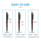 Q9 AI Intelligent High-definition Noise Reduction Conference Recording Pen Voice Control Recorder, 4GB, 8GB, 16GB, 32GB