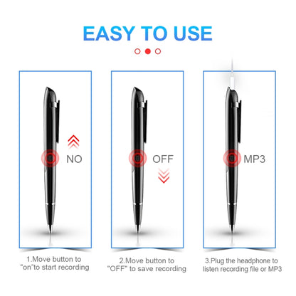 Q9 AI Intelligent High-definition Noise Reduction Conference Recording Pen Voice Control Recorder, 4GB, 8GB, 16GB, 32GB