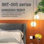 BHT-005-GBLW 220V AC 16A Smart Home Heating Thermostat for EU Box, Control Electric Heating with Only Internal Sensor & WIFI Connection, BHT-005-GBLW
