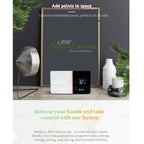 BHT-005-GBLW 220V AC 16A Smart Home Heating Thermostat for EU Box, Control Electric Heating with Only Internal Sensor & WIFI Connection, BHT-005-GBLW