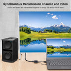 D45 3 in 1 HDMI to HDMI + VGA + 3.5 Audio Converter Cable, D45