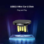 Car USB Interface Mini Metal U Disk, 16GB, 32GB, 64GB