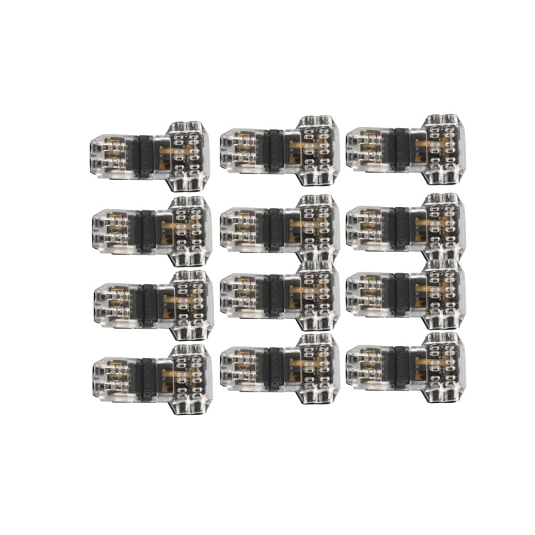 A6534 12 in 1 Car T-type Stripping-free Terminal Block, 12 in 1