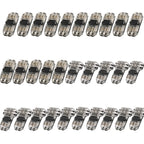 A6537 30 in 1 Car T-type + H-typeTransparent Stripping-free Terminal Block, 30 in 1