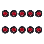 10 in 1 Truck Trailer LED Round Side Marker Lamp, A5010 Red Light, A5011 Amber Light, A5012 White Light, A5013 Red + Amber Light