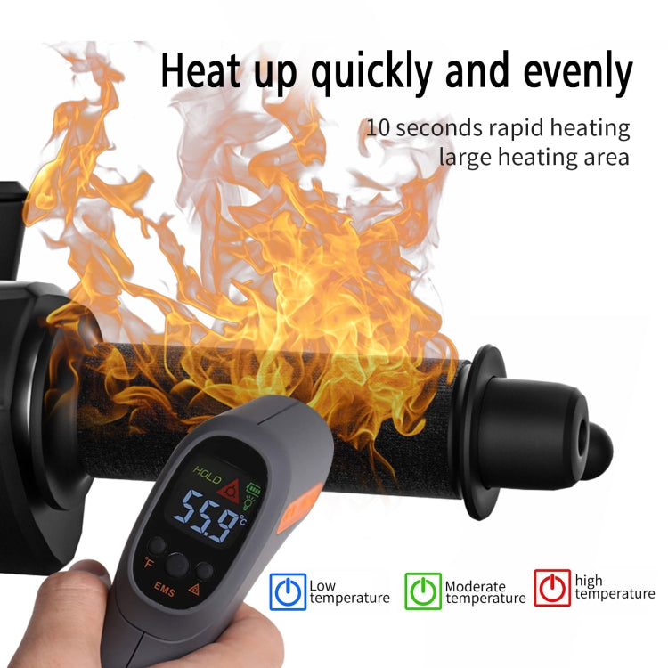 ZH-974D1 3-level Temperature Control Motorcycle Hook and Loop Fastener Intelligent Heated Grip, ZH-974D1