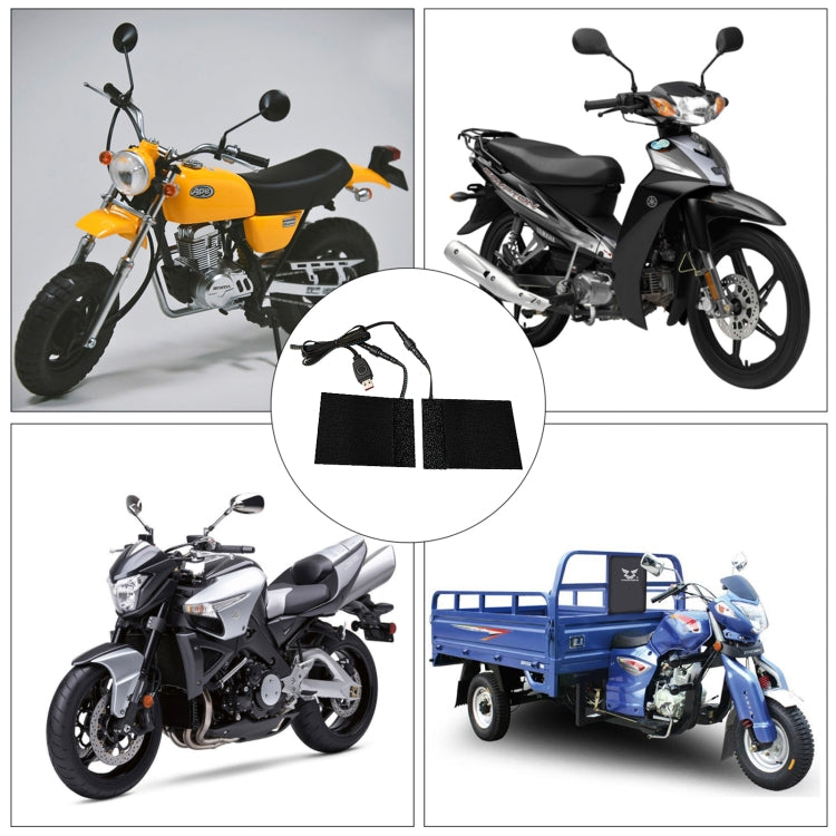 ZH-974D1 3-level Temperature Control Motorcycle Hook and Loop Fastener Intelligent Heated Grip, ZH-974D1