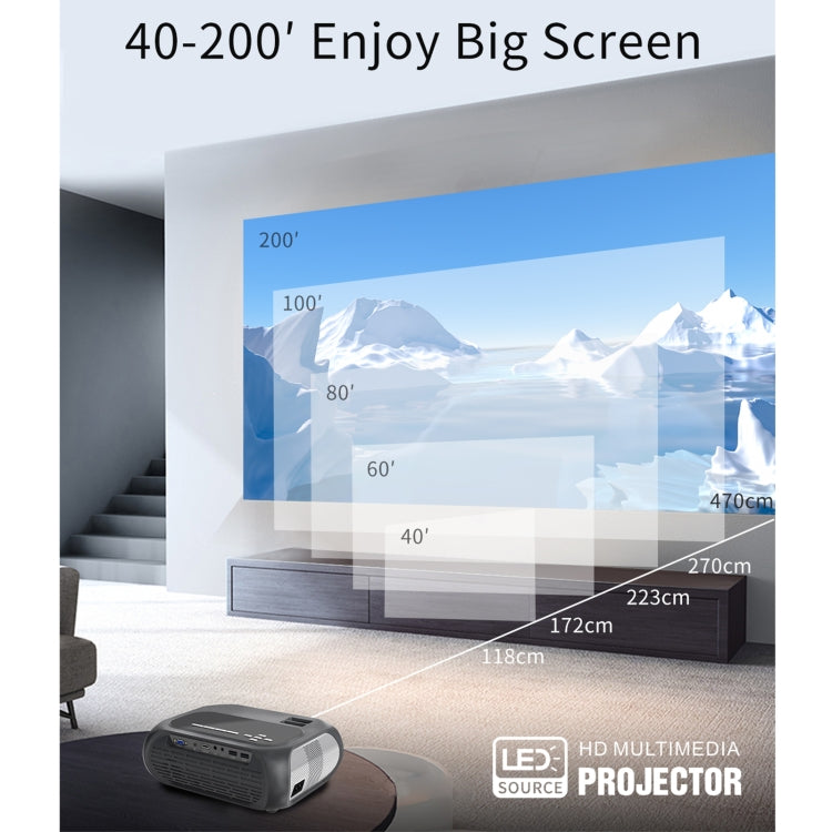 T7i 720P 200 ANSI Home Theater LED HD Digital Projector, Same Screen Version,, Same Screen Version,US Plug, Same Screen Version,EU Plug, Same Screen Version,UK Plug, Same Screen Version,AU Plug