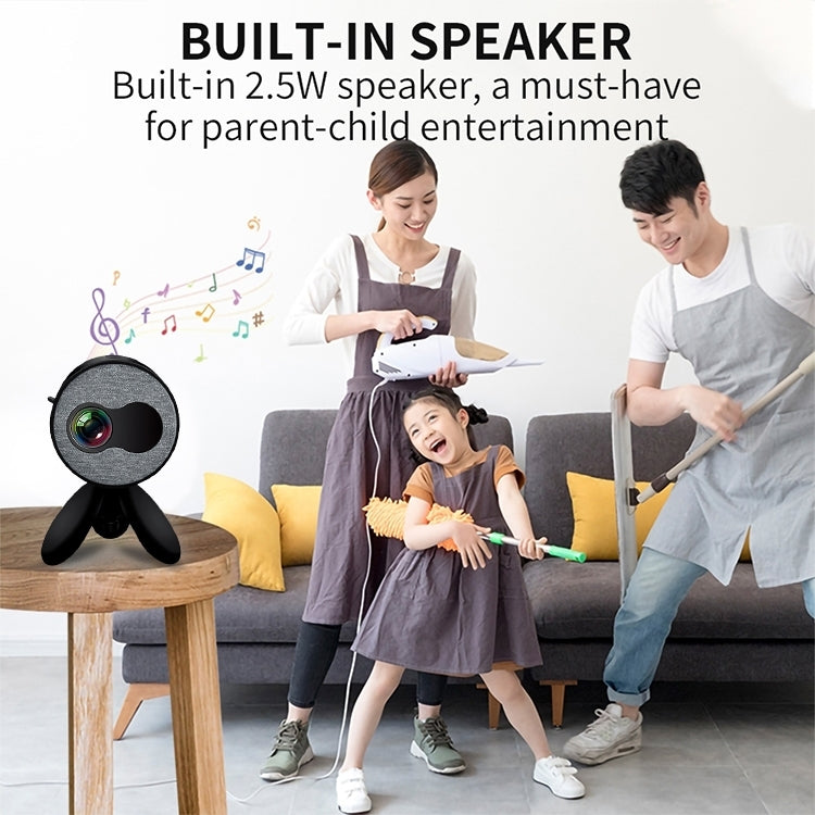 YG220 Same Screen Version Children Projector Mini LED Portable Home Speaker Projector, EU Plug, US Plug, UK Plug, AU Plug