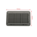 193x122mm Snap-on RV / Bus Oblique Louver Outlet Panel, A6787