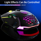 ONIKUMA CW902 RGB Lighting Wired Mouse, CW902 Wired Mouse(Peach), CW902 Wired Mouse(Pink), CW902 Wired Mouse(White), CW902 Wired Mouse(Black), CW902 Wired Mouse(Red Orange Green)