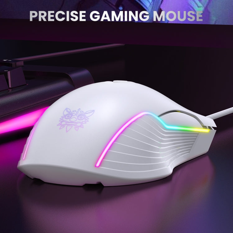 ONIKUMA CW905 RGB Lighting Wired Mouse, CW905 Wired Mouse(White), CW905 Wired Mouse(Pink), CW905 Wired Mouse(Black), CW905 Wired Mouse(Peach), CW905 Wired Mouse(Red Orange Green), CW905 Wired Mouse(Purple)