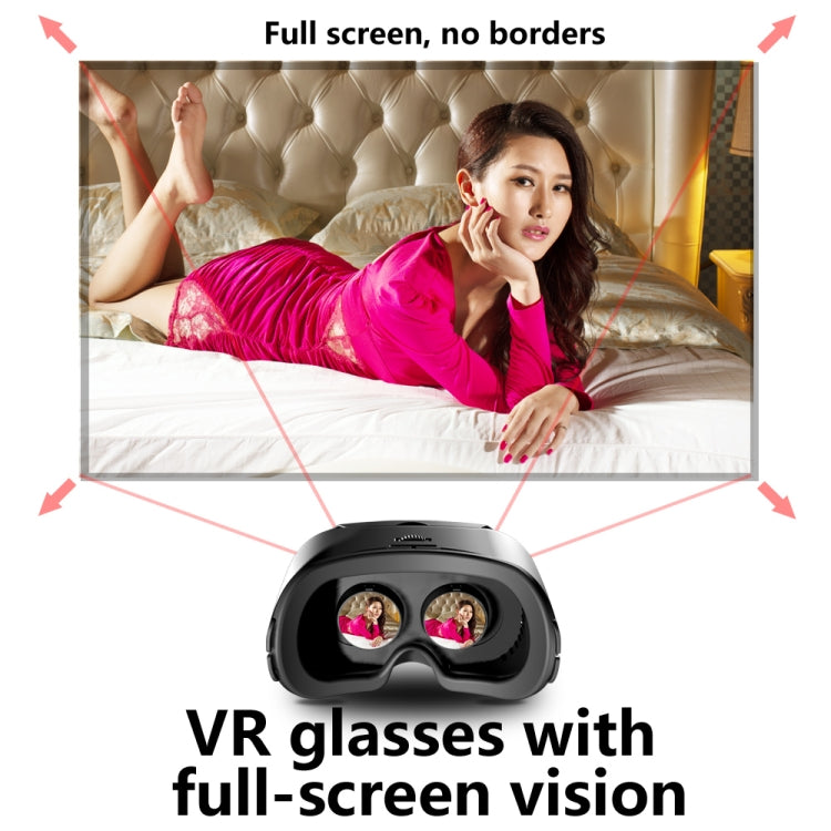 VRG PRO X7 Blu-ray Eye Protection VR Glass For 5-7 inch Mobile Phones