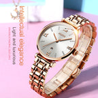JIN SHI DUN 6533 Women Fashion Waterproof Ultra-thin Quartz Watch