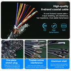 PD 100W USB-C / Type-C to USB-C / Type-C Thunderbolt 4 Full-function Data Cable, 0.5m, 1m, 1.5m, 2m