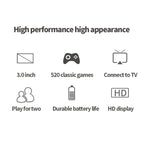 S8 3.0 inch Screen Classic Handheld Game Console Built-in 520 Games, S8 / Army Green, S8 / Black, S8 / Blue