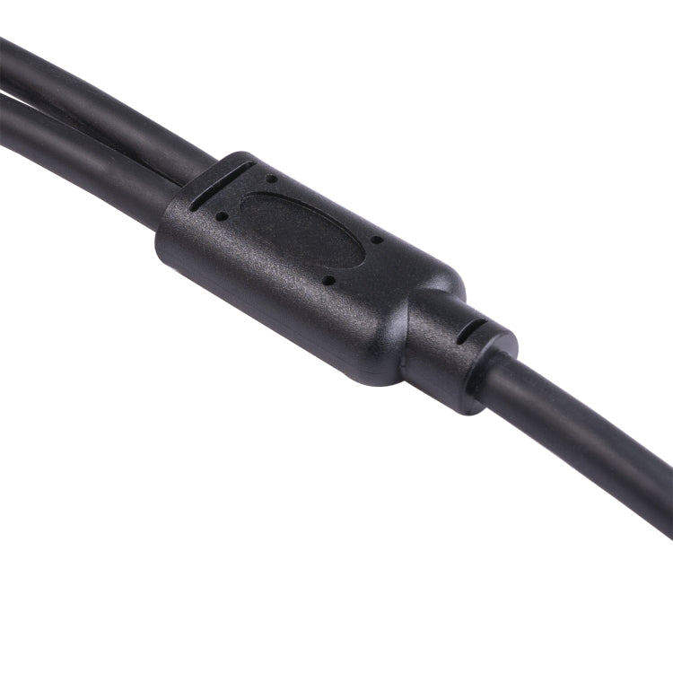 TC194BUXK108YR-30 3.5mm Male to Dual Canon Male Audio Cable, 3.5mm Male to Dual Canon Male