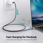 USB-C / Type-C Male to USB-C / Type-C Male Thunderbolt 3 Data Cable, 30cm, 50cm, 80cm, 1m, 1.2m
