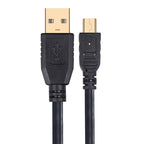 Mini 5 Pin to USB 2.0 Camera Extension Data Cable, 10m, 12m, 15m, 20m