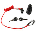 BRP Side Control Ignition Switch Key with Lanyard 5005801 for Johnson Evinrude, A6630