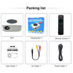 Y2 800x480P 80ANSI Mini LCD LED Smart Projector, US Plug, UK Plug, AU Plug, EU Plug