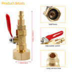 RV Female Thread 1/4 Drain Fitting Adapter with Storage Bag, A6862