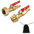 RV Female + Male 1/4 Drain Fitting Adapter with Storage Bag, A6863