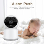 YT51 1920x1080 Home Baby Wireless Camera, Support Infrared Night Vision / Baby Crying Detection,, UK Plug, with Temperature, AU Plug, with Temperature