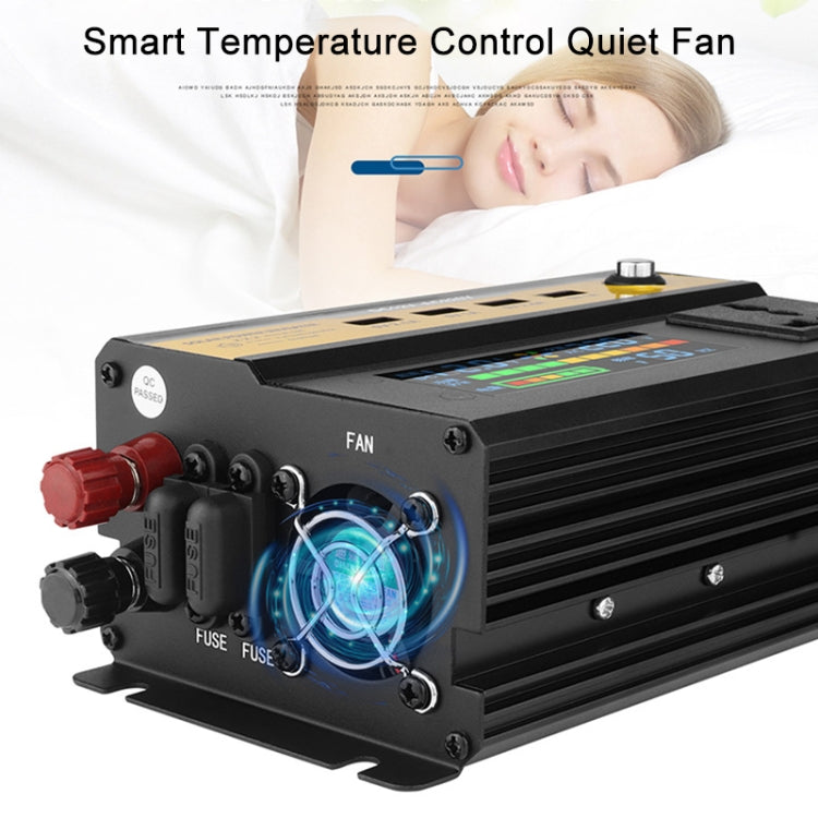 8896 500W Car Smart Multi-functional Digital Display Inverter, 12V, 24V, 48V