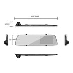 Anytek A5+ 4.5 inch FHD 1920x1080P Car Front & Rearview Mirror DVR Camera, A5+