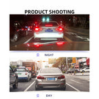 Anytek A5+ 4.5 inch FHD 1920x1080P Car Front & Rearview Mirror DVR Camera, A5+