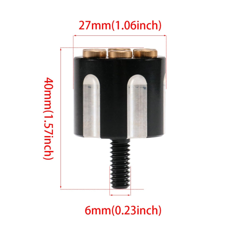 HP-Q094 Motorcycle Retro Modified Rear Seat 6mm Screw for Harley
