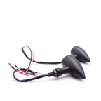 Z008 1 Pair 12V Modified Universal Motorcycle LED Turn Signal, Yellow Light, Red Light
