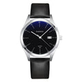 YAZOLE 560 Leather Strap Quartz Movement Waterproof Men Watch
